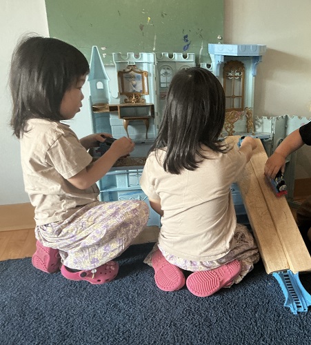 playing with a ramp