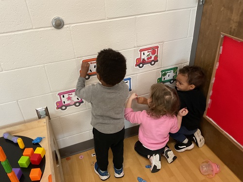 3 at the wall